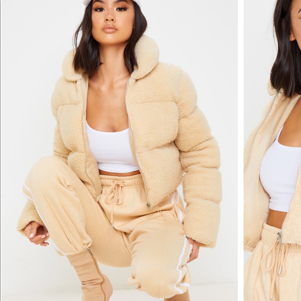 brown teddy coat